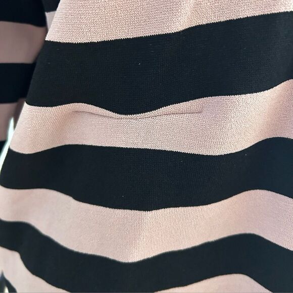 Diane Von Furstenberg Stripe Knit Pullover Sweater Size Small Oversized - Picture 8 of 9